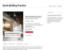 Tablet Screenshot of earth-building-practice.com